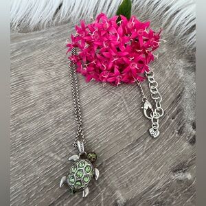 💚🐢BRIGHTON Retired Turtle Charm Necklace